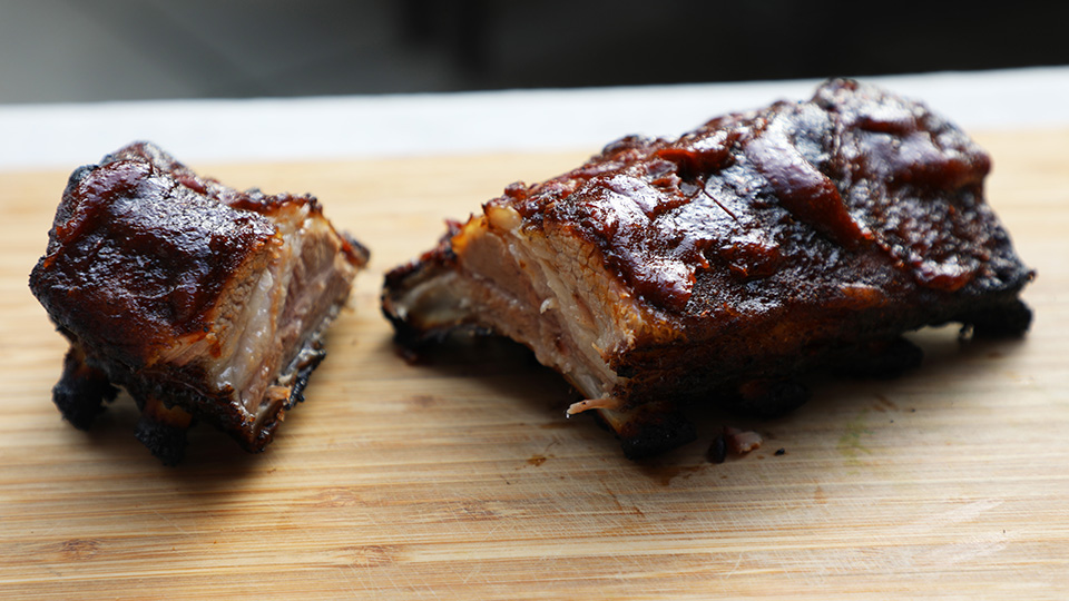 Fall spiced BBQ pork ribs
