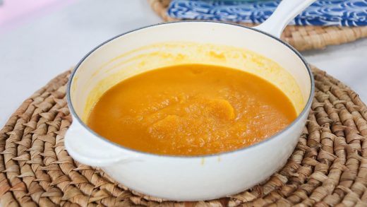 Spiced brown butter and squash puree