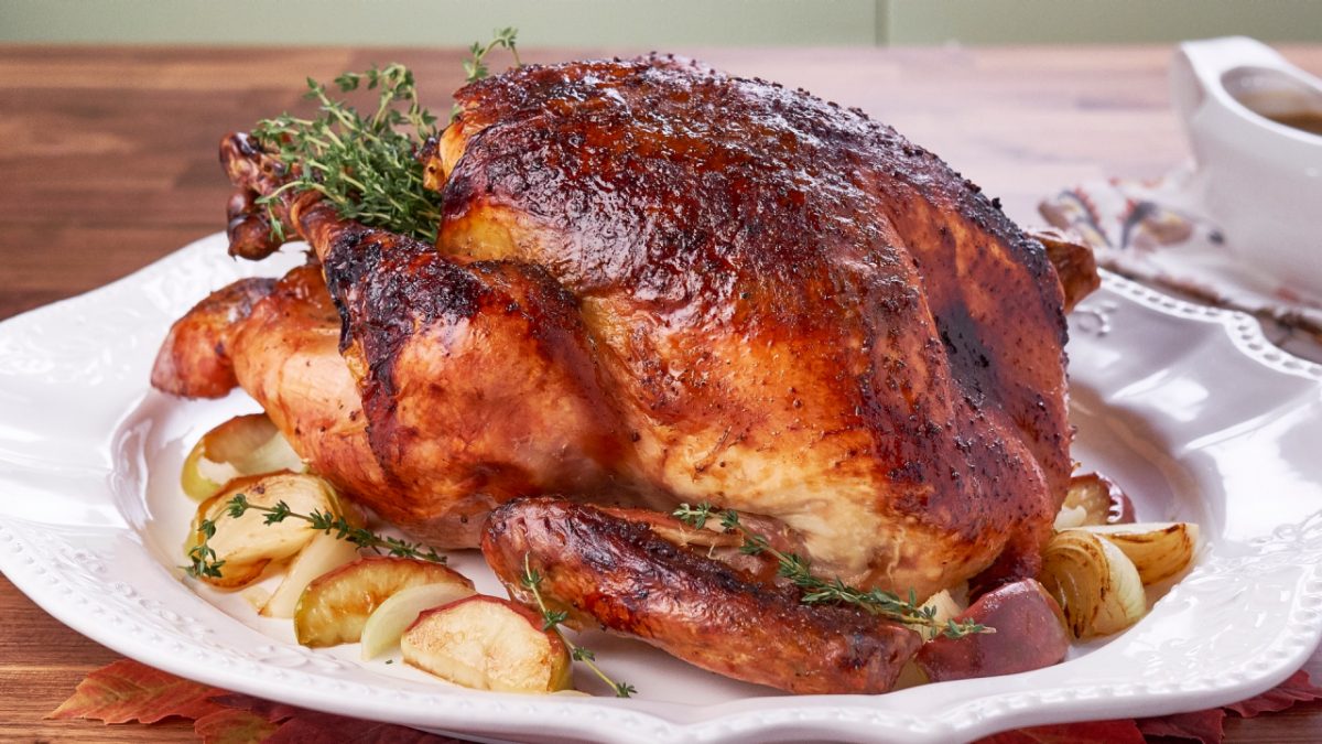 Apple bourbon turkey