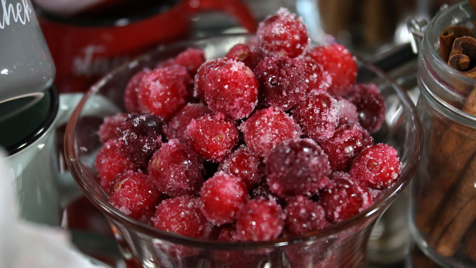 Sparkling cranberries