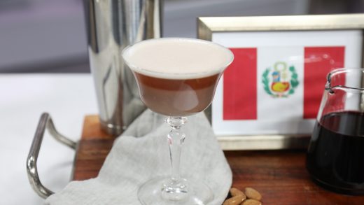 Pisco sour with a twist from Peru
