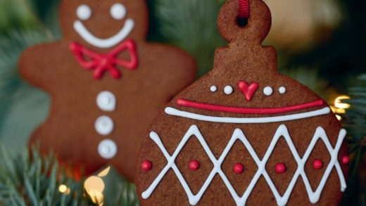Gingerbread cookie ornaments