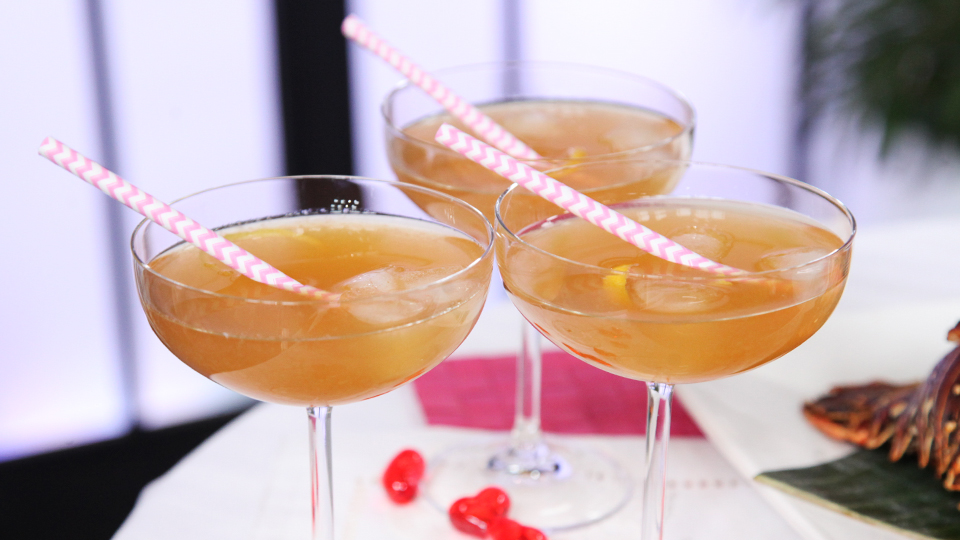 Spicy bourbon citrus cocktail