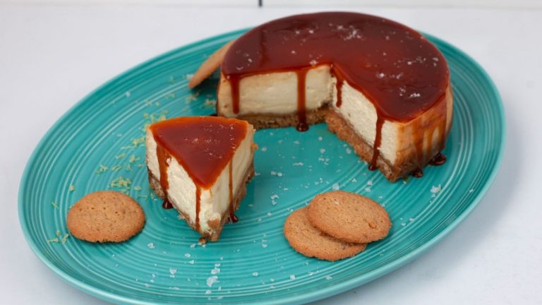 Salted caramel cheesecake