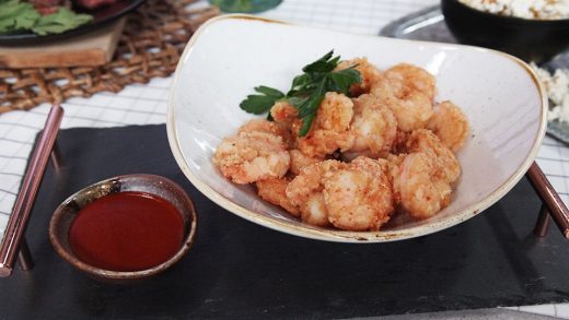 Popcorn shrimp