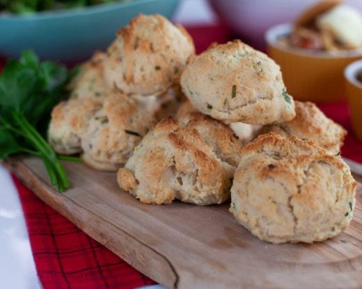 Herb butter biscuits