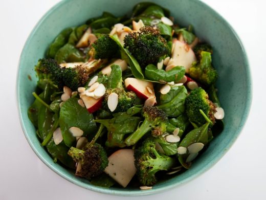 Roasted broccoli salad