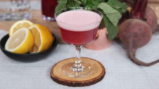 Beet juice cocktail