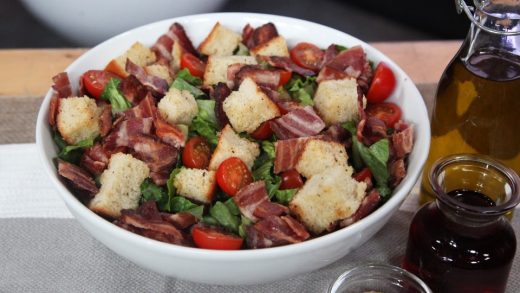 BLT panzanella salad