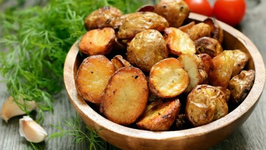 Breakfast baked potatoes