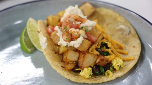 Vegan breakfast tacos