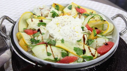 Fennel, citrus and burrata salad