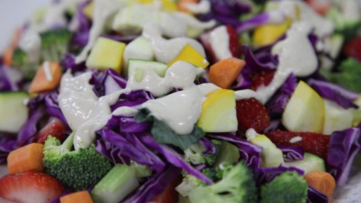 Rainbow chopped salad