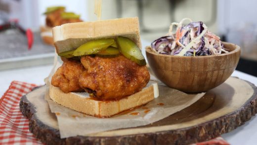 Nashville chicken sandwich