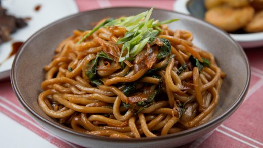 Veggie udon noodles