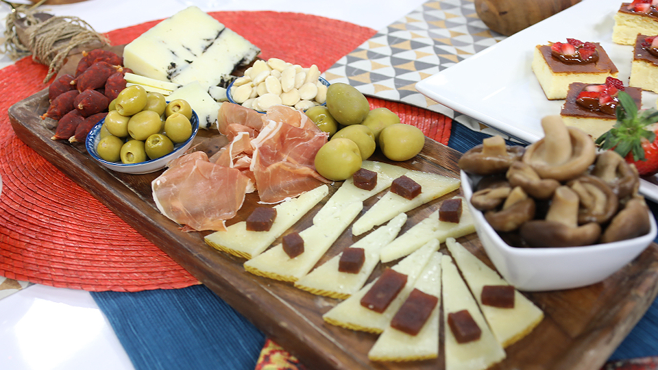 Spanish snack board
