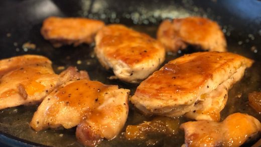 Easy pan sauce for chicken or pork