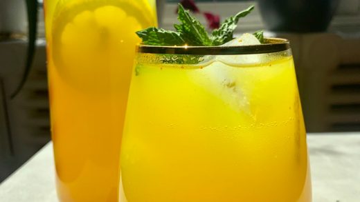 Turmeric and ginger lemonade