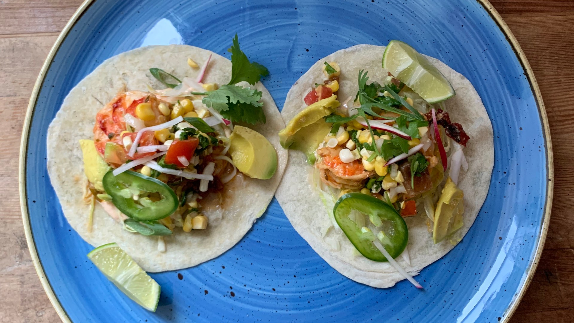 Lobster and shrimp tacos