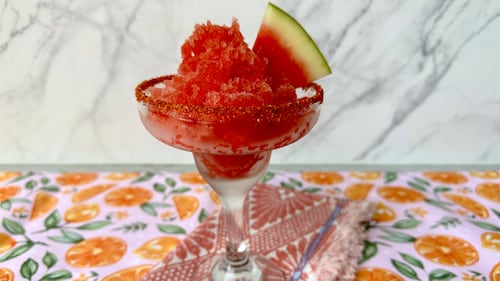 Watermelon Mezcal Granita