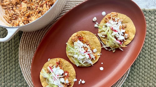 Chicken Tinga Tostadas