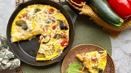 Roasted Veggie Frittata
