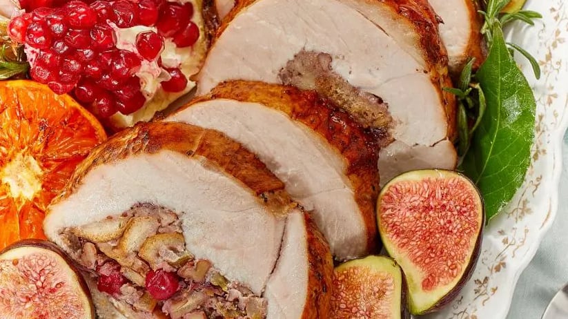 Stuffed Turkey Roulade