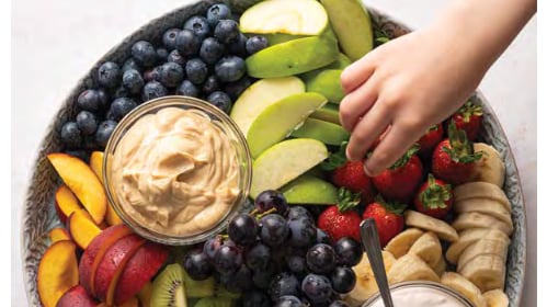 Cinnamon Crunch & Strawberry Cheesecake Fruit Dips by Alex McLaren