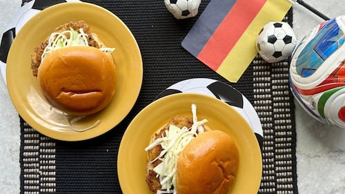Crispy Pretzel Schnitzel Sandwiches