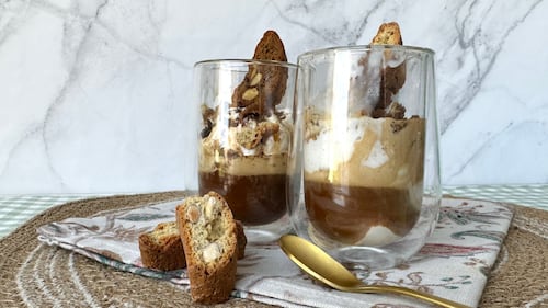 Espresso Chocolate Affogato Crunch Cups