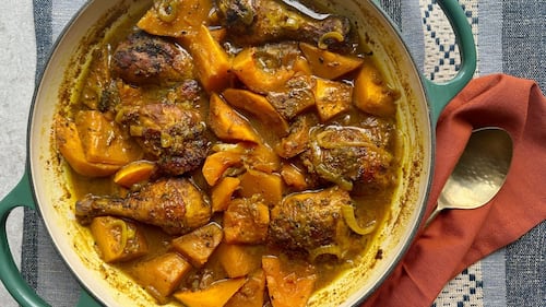 Jamaican Squash & Chicken Curry