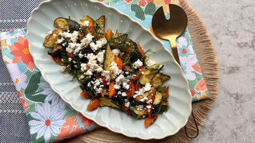 Grilled Vegetables with Mint and Vinegar