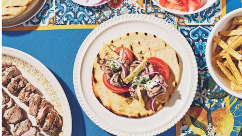 Souvlaki Pita Sandwiches