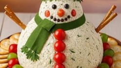 Snowman Cheese Ball