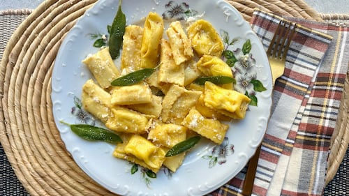 Ricotta Agnolotti with Brown Butter and Sage