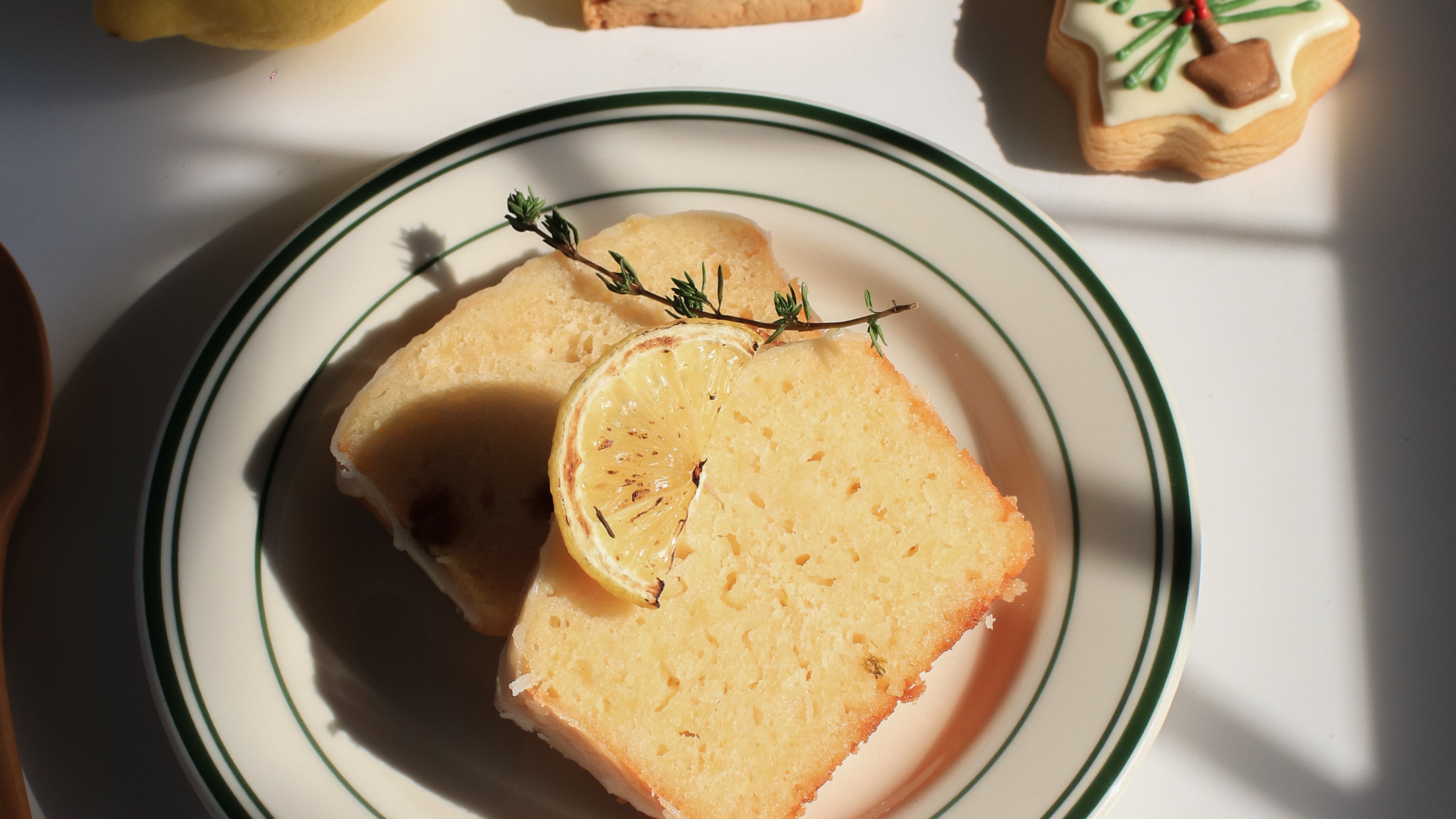 Glazed Cranberry Lemon Loaf Cake