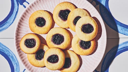 Marmalade Thumbprint Cookies