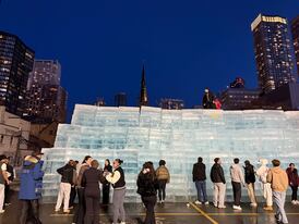 Police called to do crowd control after Drake’s massive ice sculpture draws hundreds
