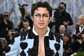 Met Gala guests arrive on carpet in dramatic works of art